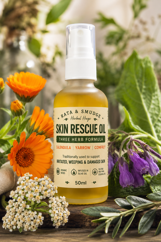 Skin Rescue Oil, Created for a real person with a real problem