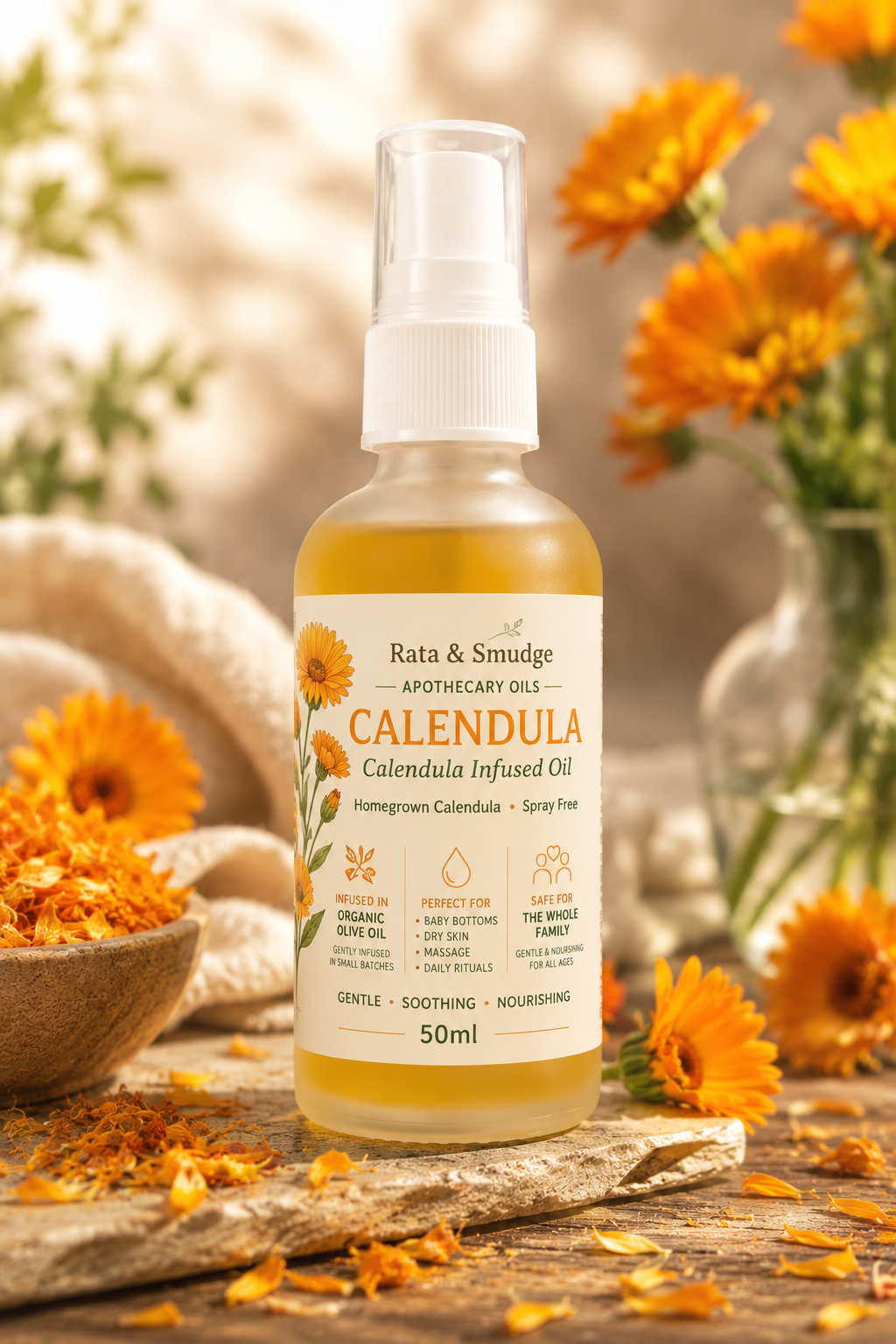 Calendula Infused Oil | The Family Skin Oil🍃